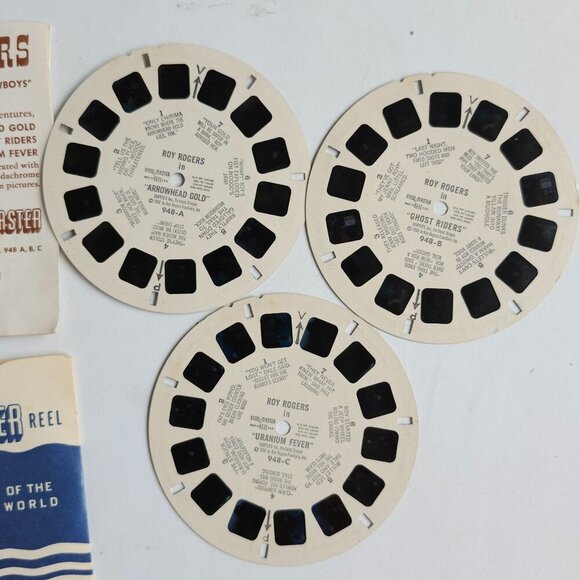 VINTAGE ROY ROGERS VIEW MASTER 1956  KING of the COWBOYS - Picture 3 of 6
